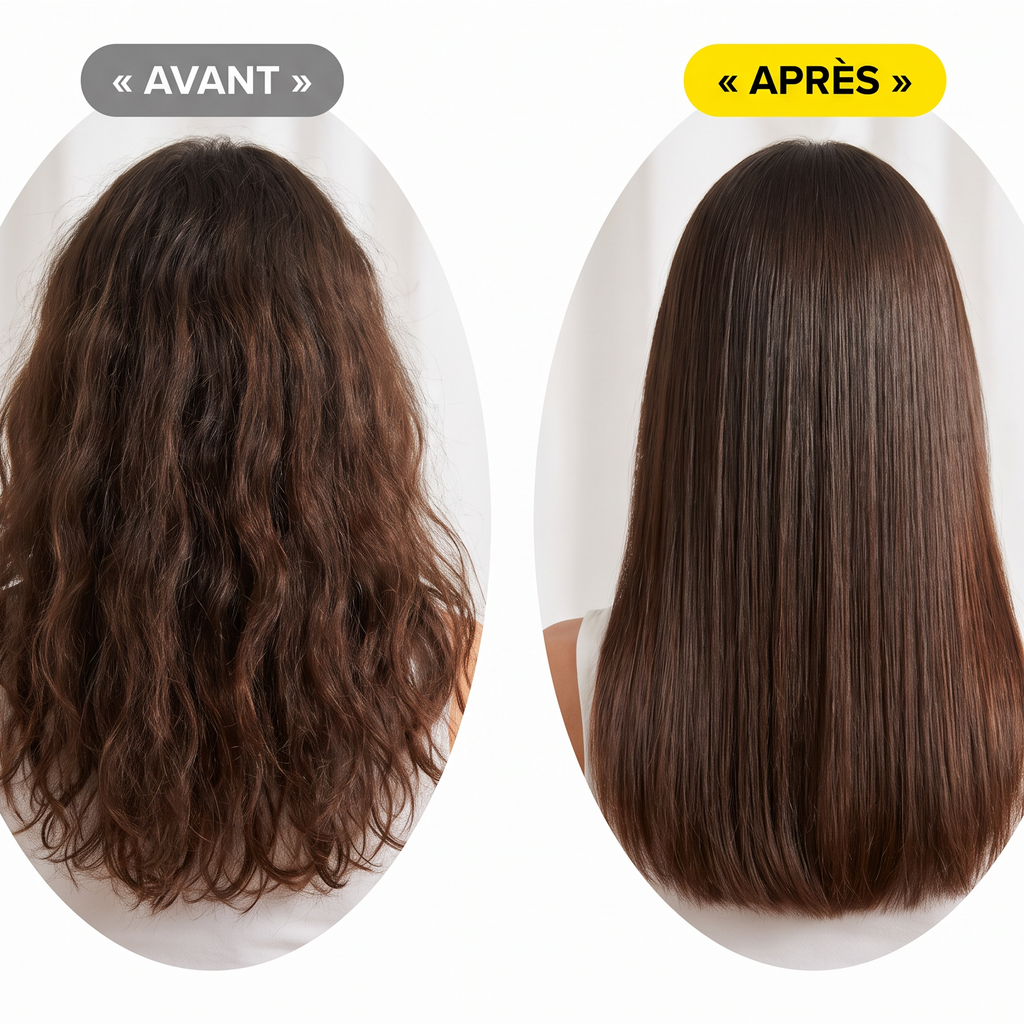 Mini Brosse Lissante Sans Fil - Lisses en 5 Minutes